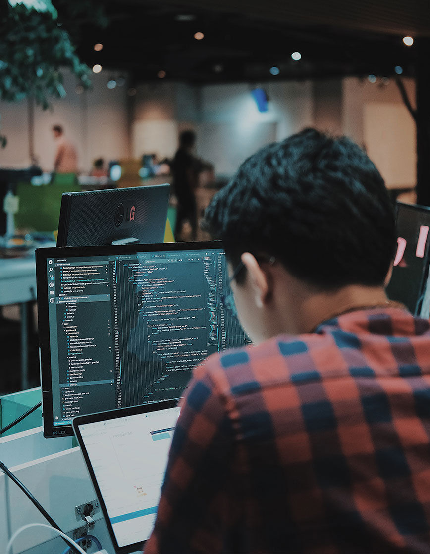 Woman holding phone info-2
